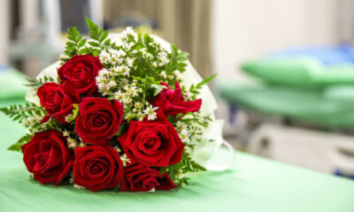 flores para quem está no hospital