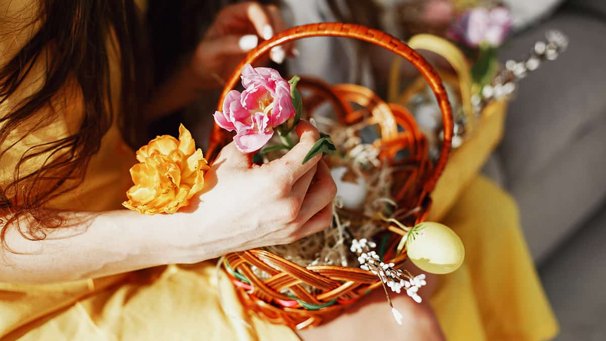 Arranjos de flores para decorar a sua casa na Páscoa